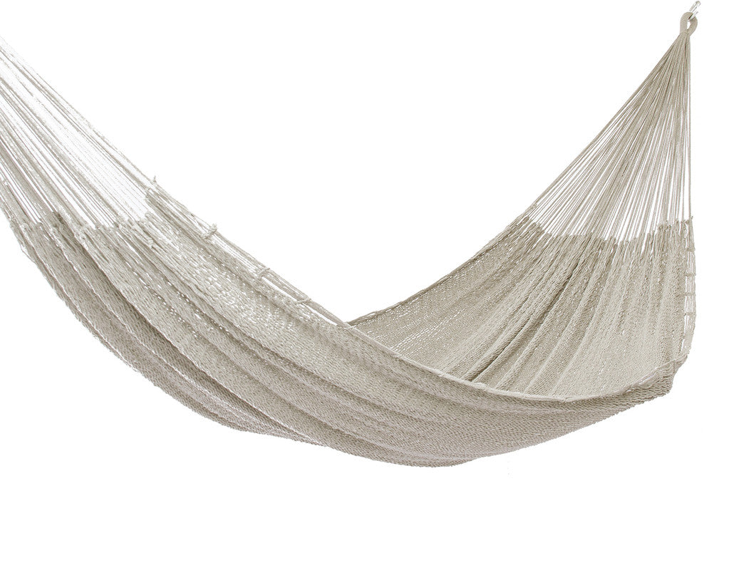 Outdoor undercover cotton Mayan Legacy hammock King size Marble 9