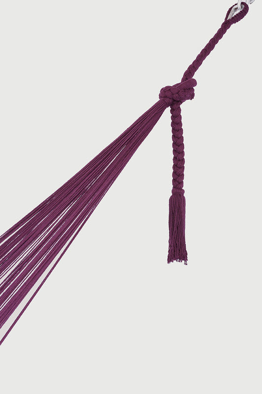 Outdoor undercover cotton Mayan Legacy hammock King size Maroon 9