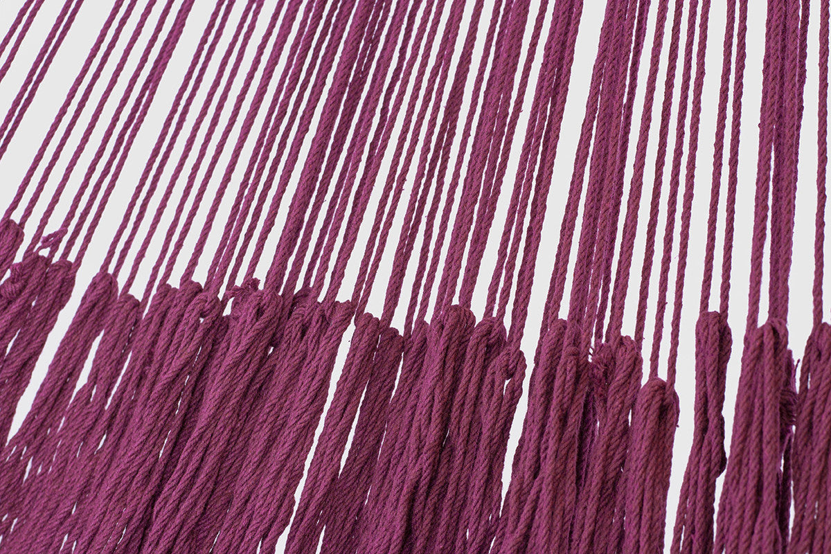 Outdoor undercover cotton Mayan Legacy hammock King size Mexican Pink 5