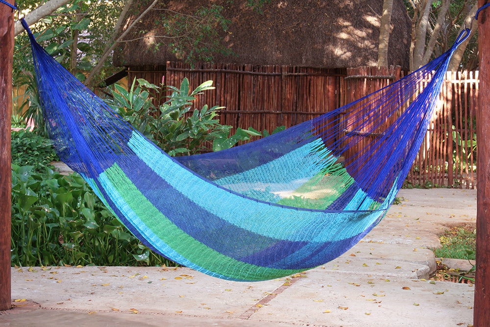 Outdoor undercover cotton Mayan Legacy hammock King size Oceanica 5