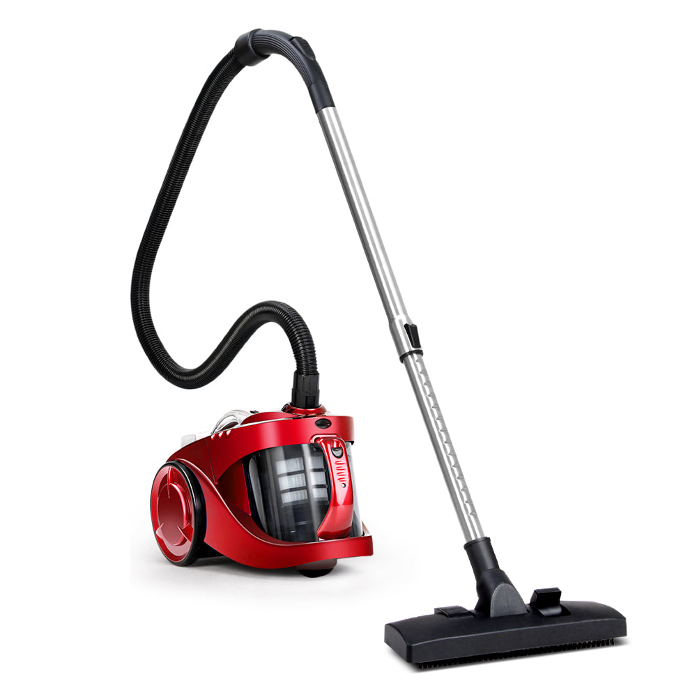 Devanti 2200W Bagless Vacuum Cleaner Red 3