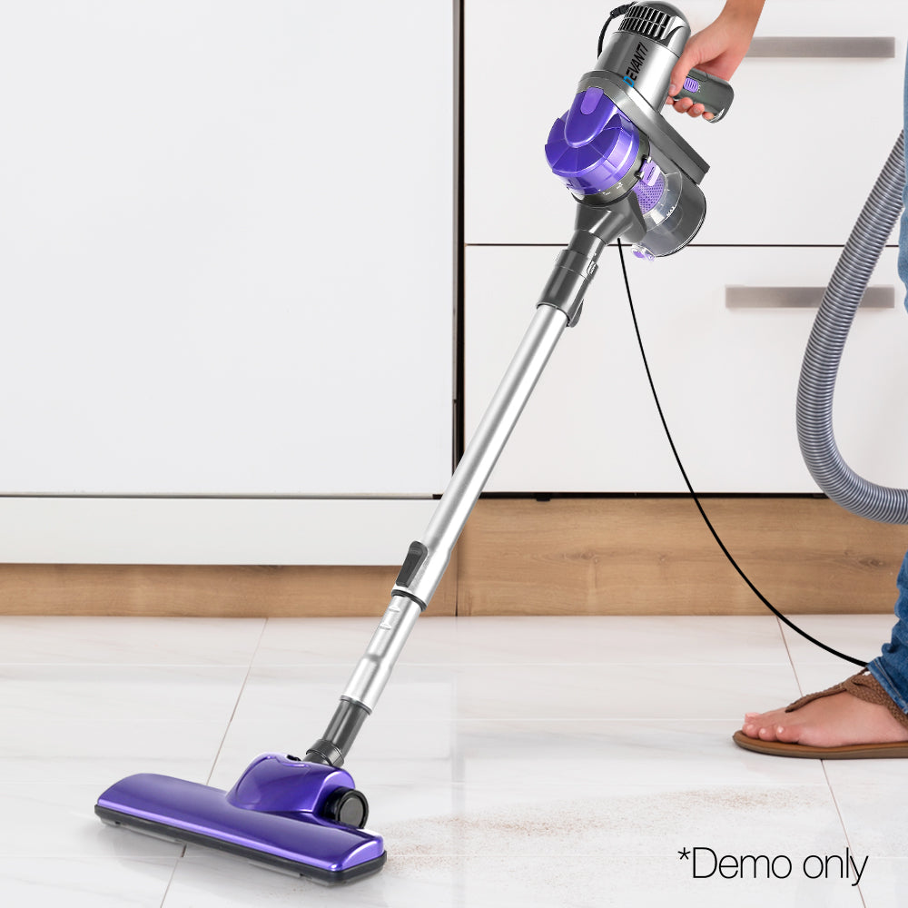 Devanti Stick Vacuum Cleaner Handheld Corded 450W Purple 6