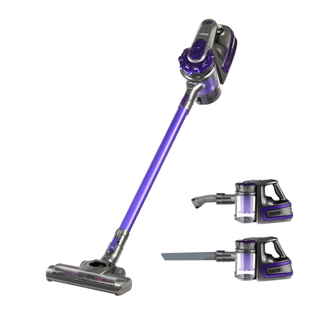 Devanti Stick Vacuum Cleaner Bagless Cordless 150W Purple 8