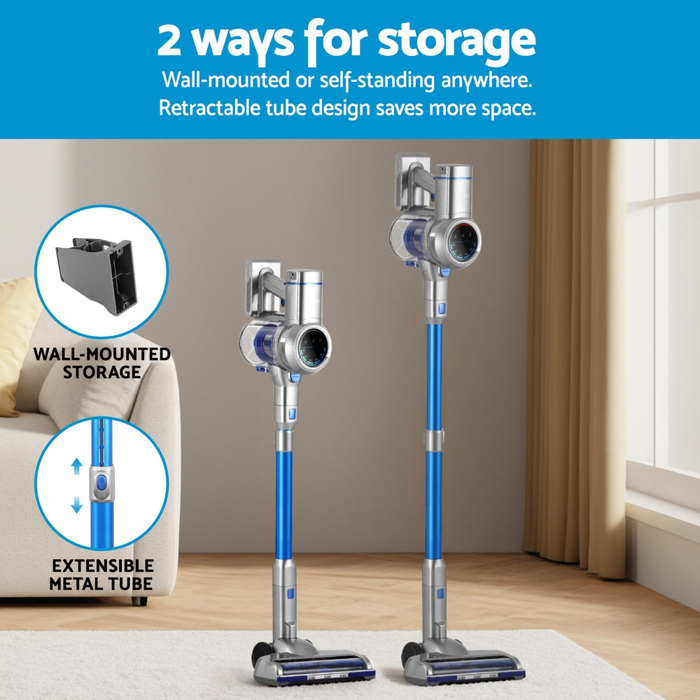 Devanti 300W Stick Vacuum Cleaner Cordless Self-Standing 6
