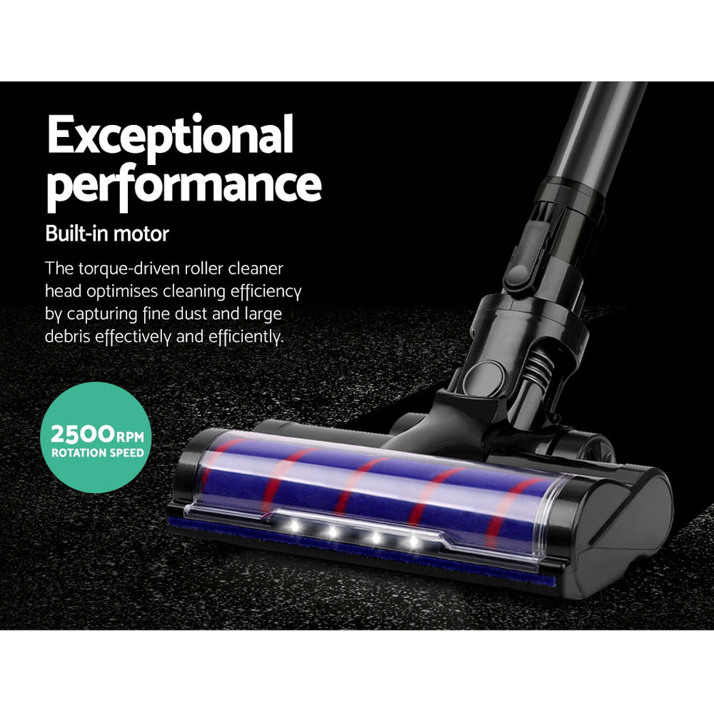 Devanti Stick Vacuum Cleaner Motorised Roller Brush Head 4
