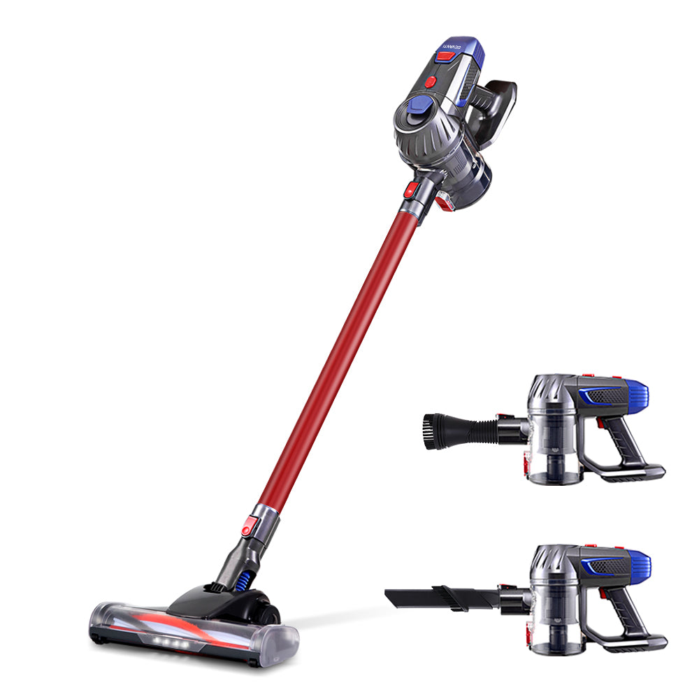 Devanti Stick Vacuum Cleaner Bagless Cordless Red 150W 6