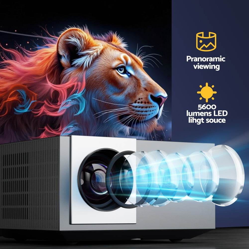 Devanti Video Project 4K 1080P Official Google TV 5G Wifi Home Cinema 4