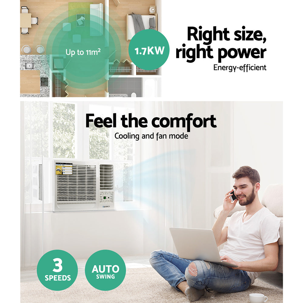 Devanti Window Air Conditioner 1.7kW 4