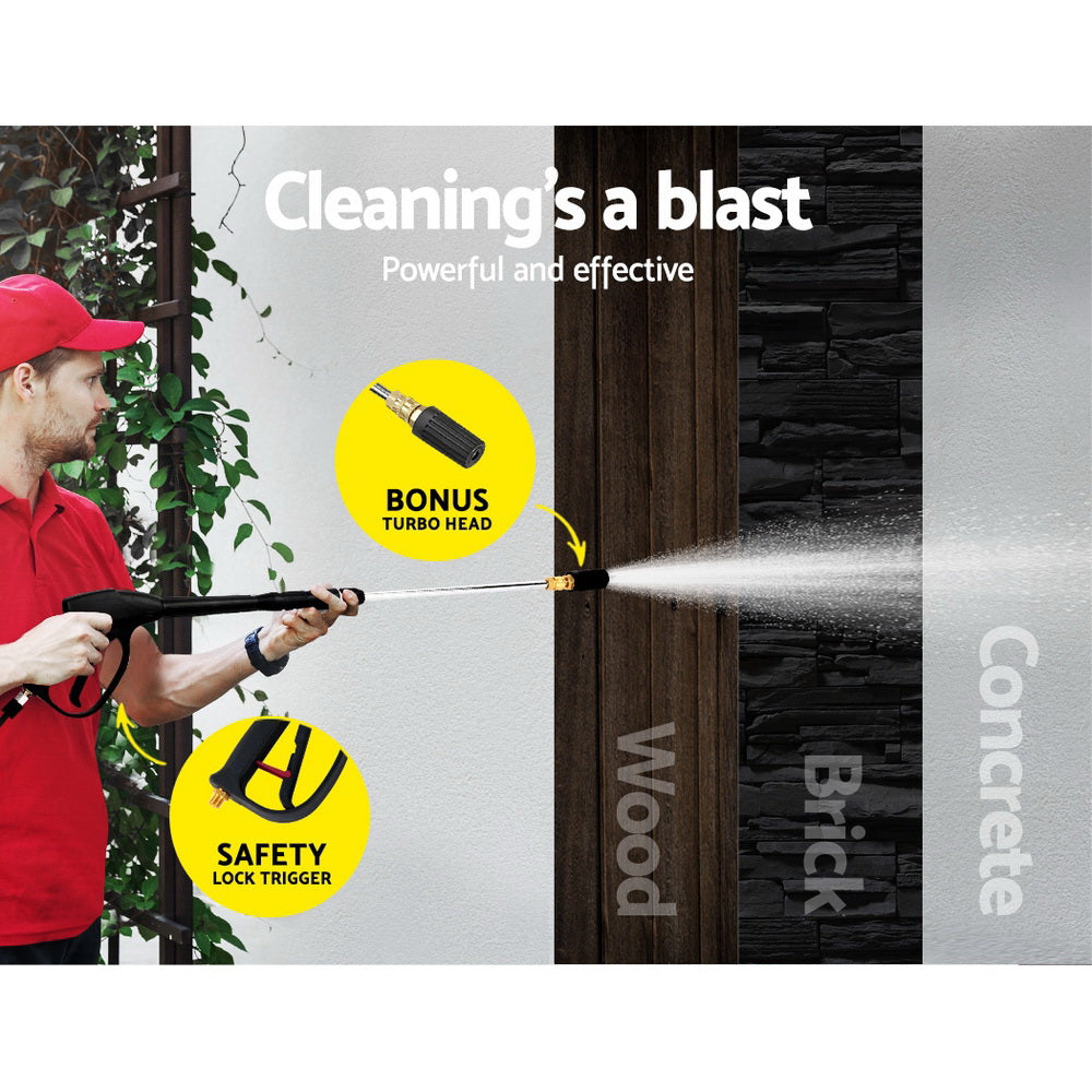 Giantz 4800PSI Petrol High Pressure Cleaner Washer 10HP 20M Hose Gurney 6