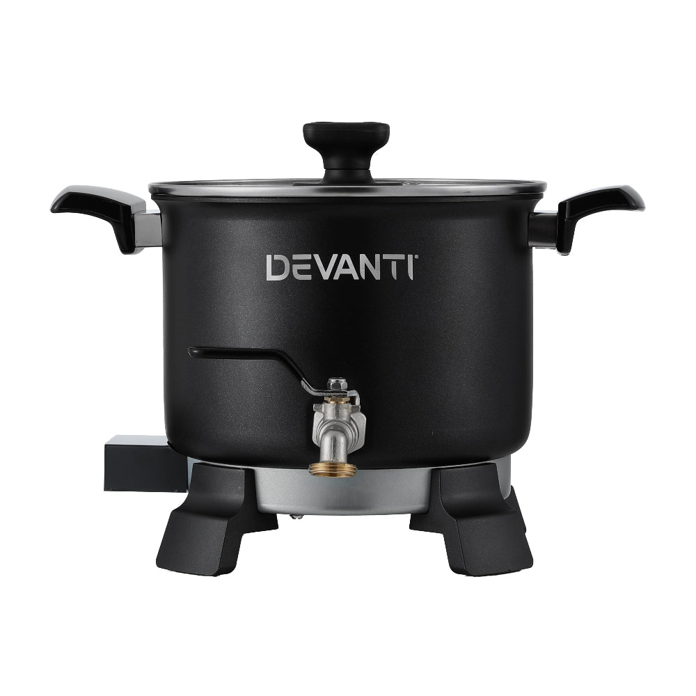 Devanti 5L Wax Melter Candle Making 1200W Melting Pot Furnace Quick Pour Spout Soy Soap 3
