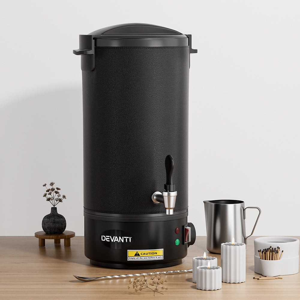 Devanti 10L Wax Melter Candle Making 1520W Melting Pot Furnace Pour Spout Soap 8