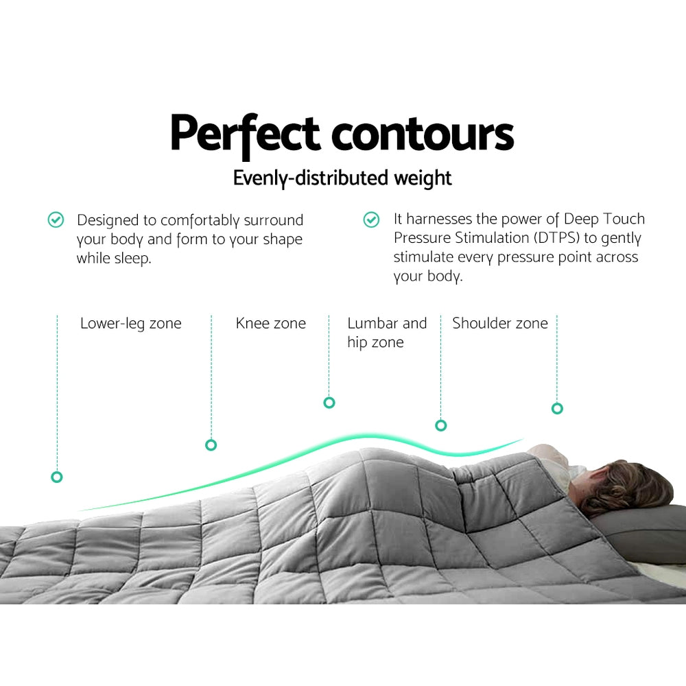Giselle Weighted Blanket 7KG Deep Relax 6