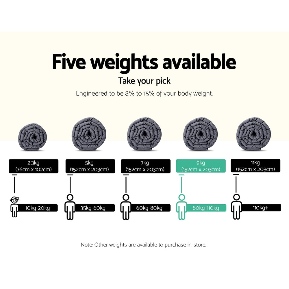 Giselle Weighted Blanket 9KG Adult 3