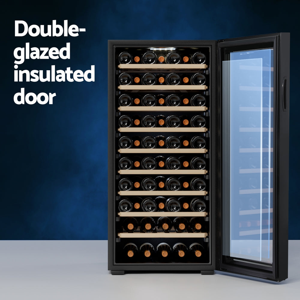 Devanti Wine Fridge Cooler 66 Bottles 6
