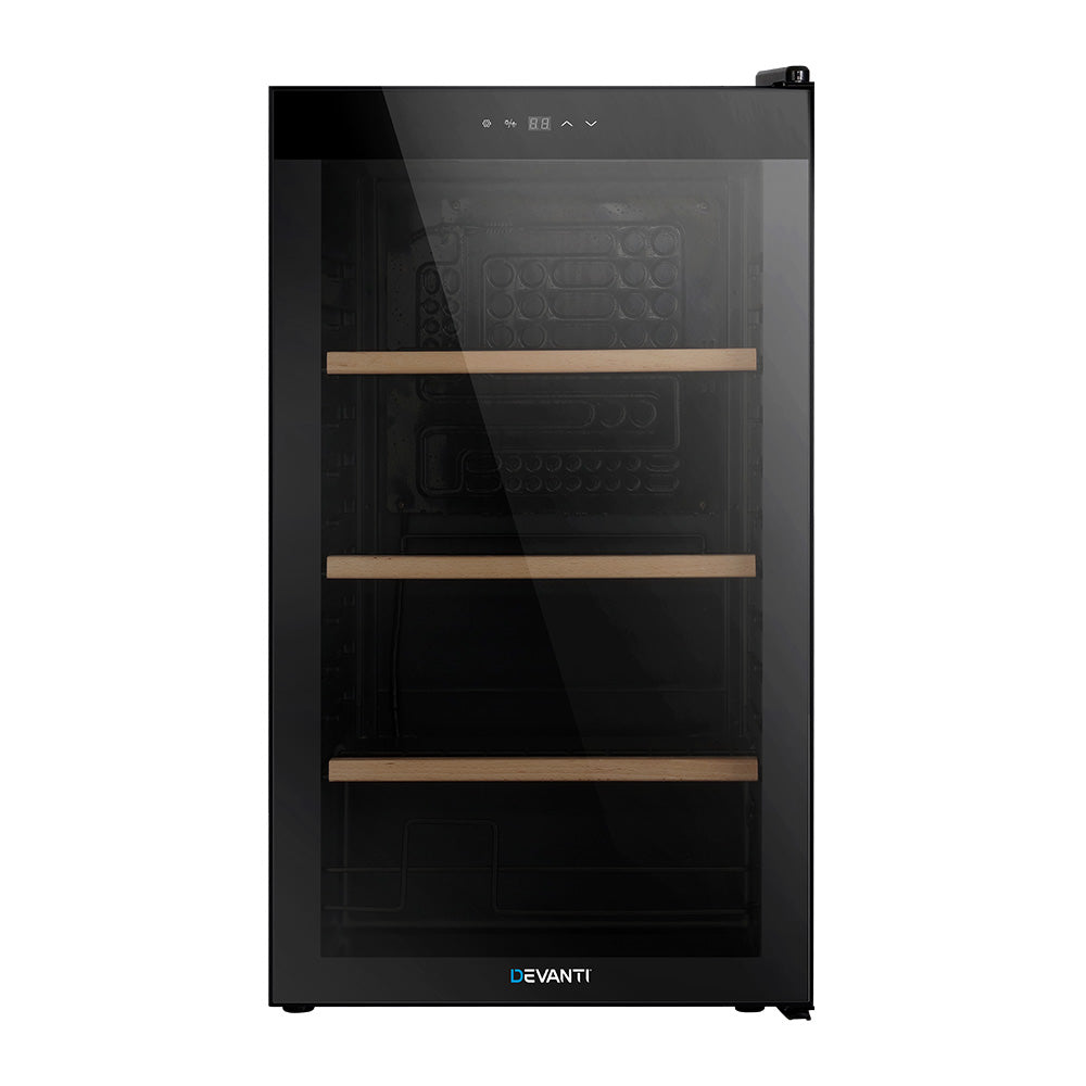 Devanti Wine Fridge Cooler 34 Bottles 3