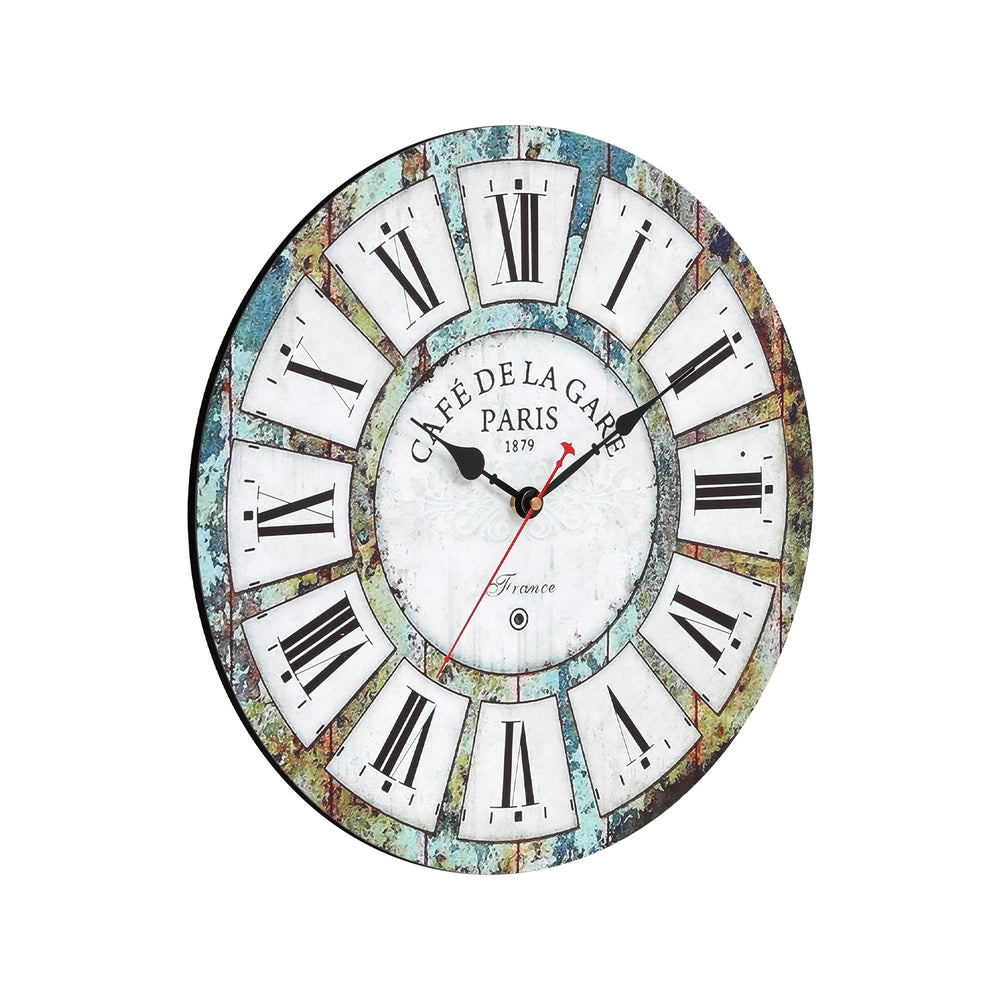 Artiss 40CM Wall Clock Rustic Design 3