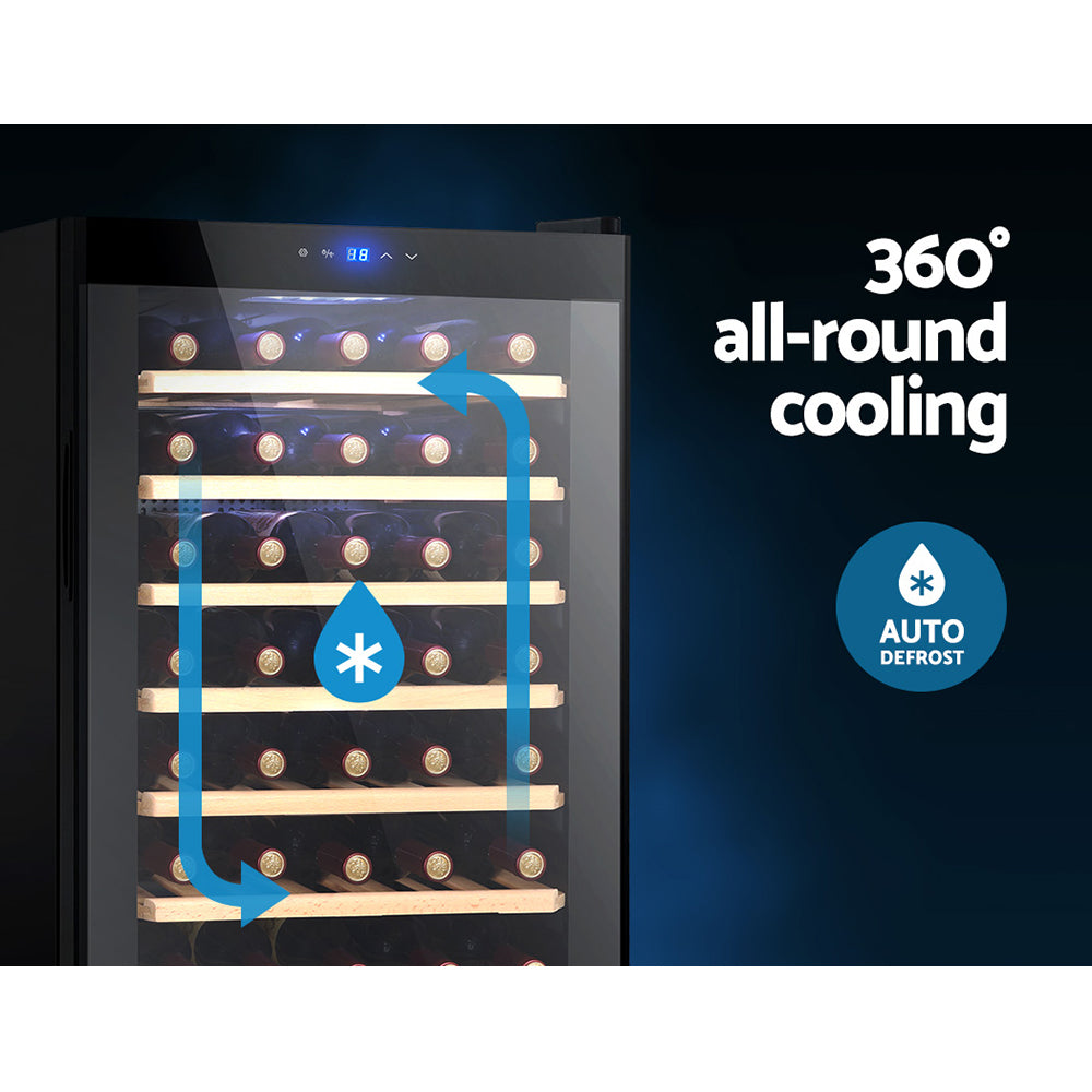 Devanti Wine Fridge Cooler 51 Bottles 5