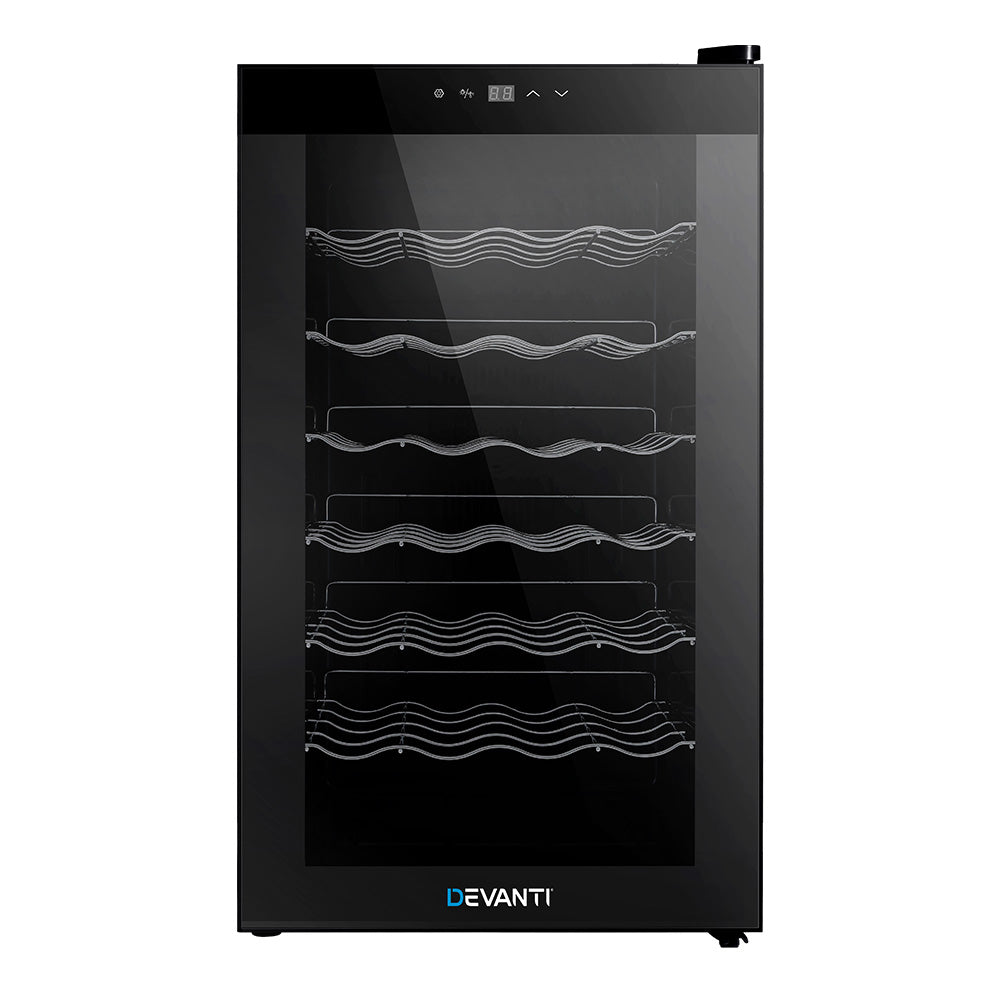 Devanti Wine Fridge Cooler 28 Bottles 3
