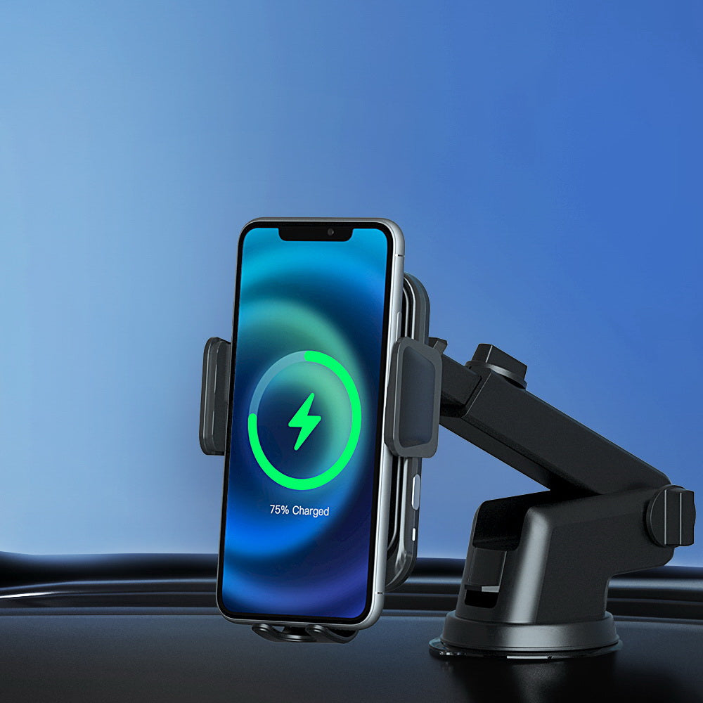 Devanti Wireless Car Charger Fast Charging Car Mount Vent Suction cup 8