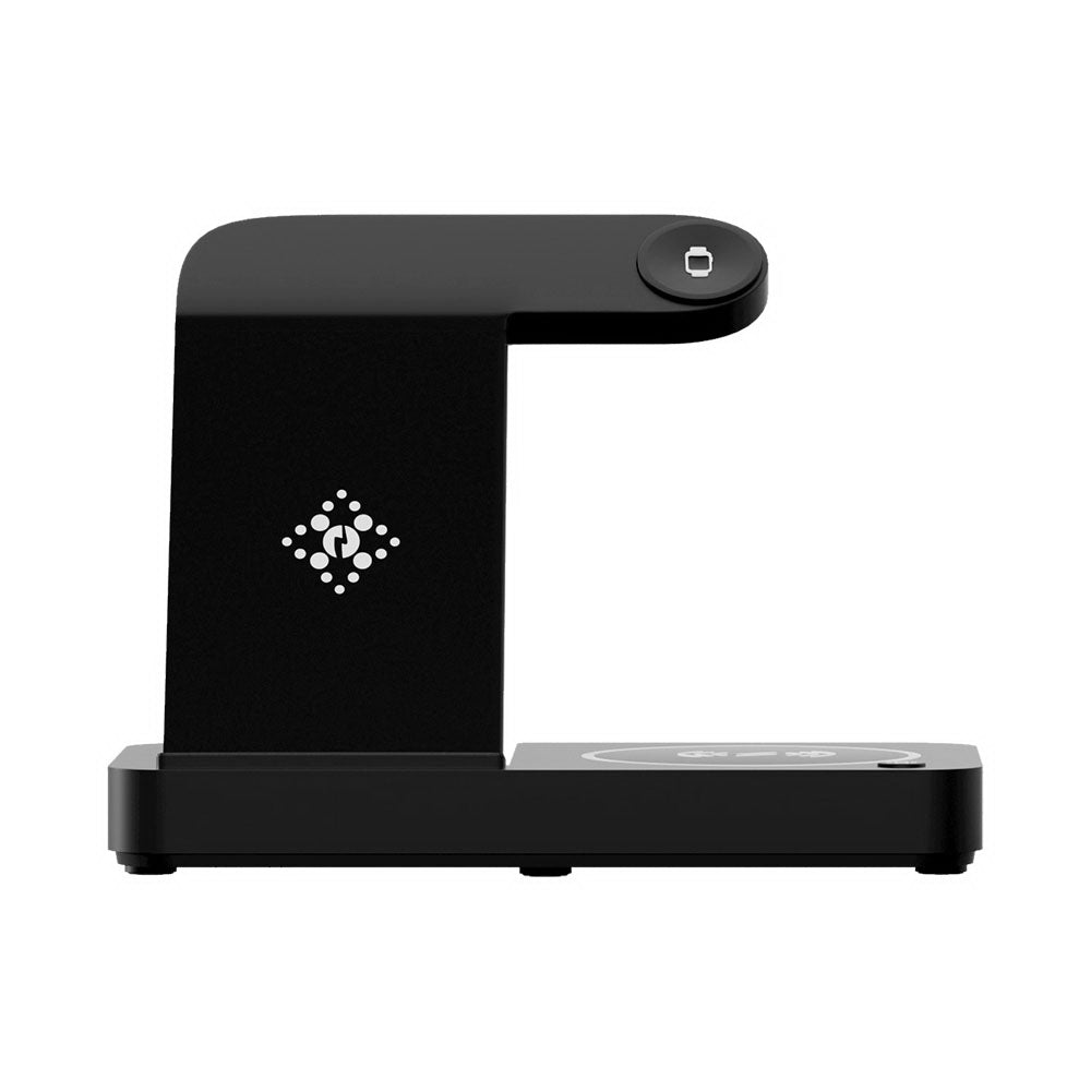 Devanti 4-in-1 Wireless Charger Station Fast Charging for Phone Black 4