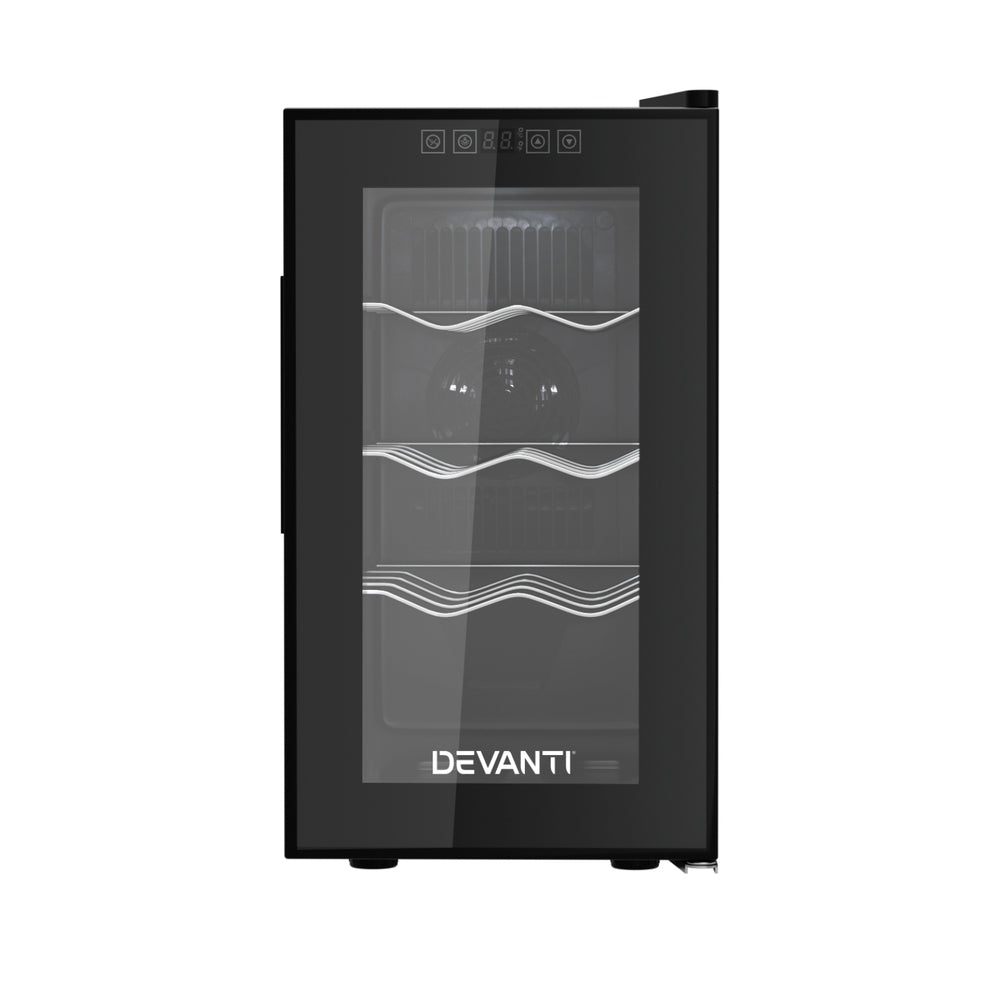 Devanti Wine Fridge Cooler 8 Bottles 3