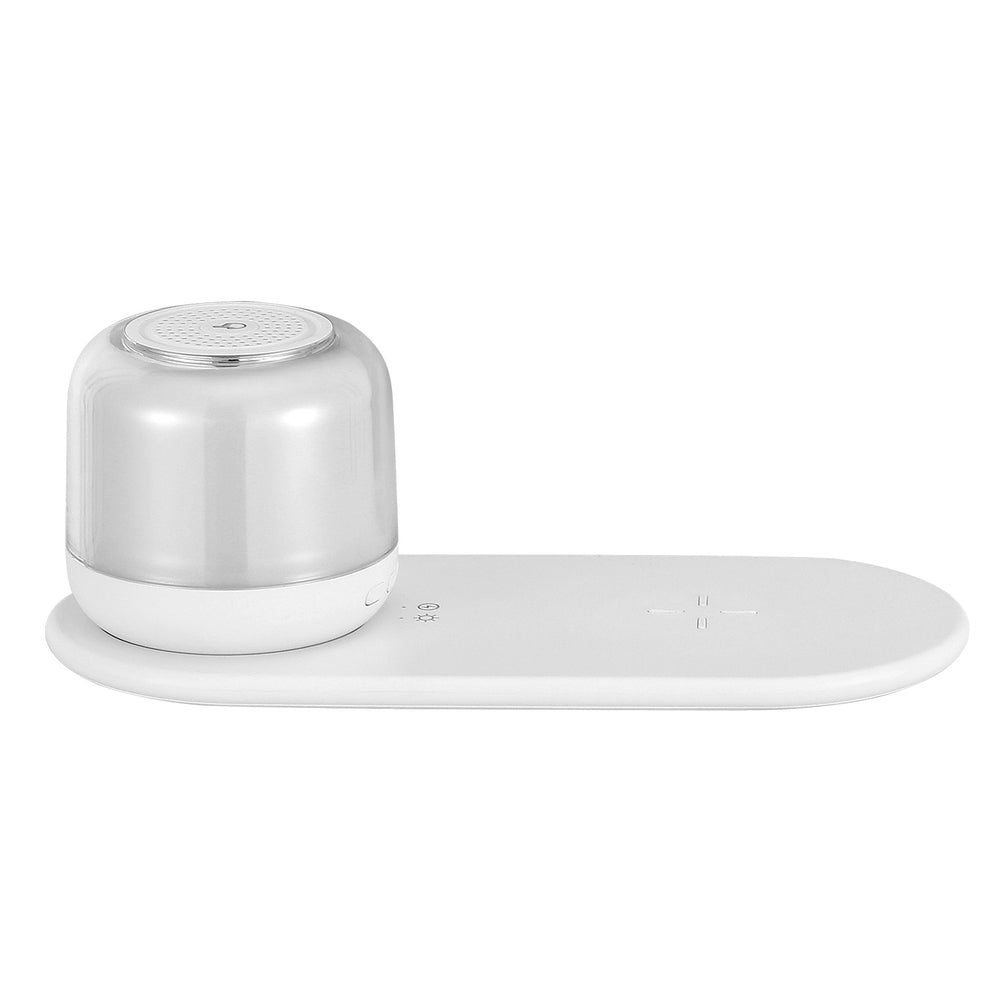 Devanti 3 in 1 Wireless Charger 15W Fast Charging RGB Light Bluetooth Speaker for Phone 3