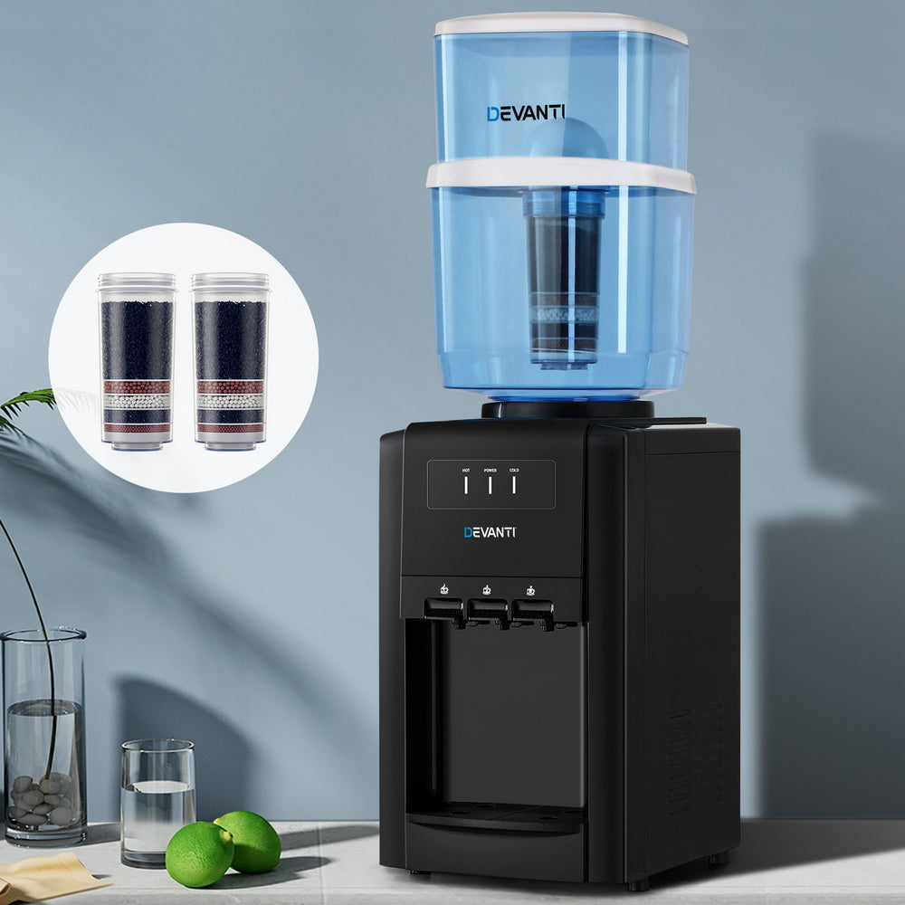 Devanti Water Cooler Dispenser Bench Top 22L w/2 Filter 7