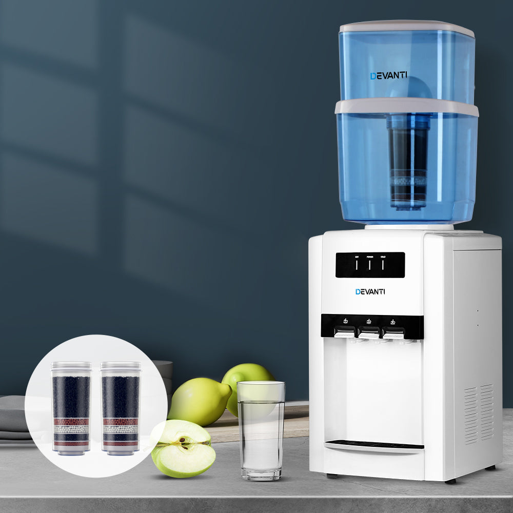 Devanti Water Cooler Dispenser Bench Top 22L w/2 Filter 5