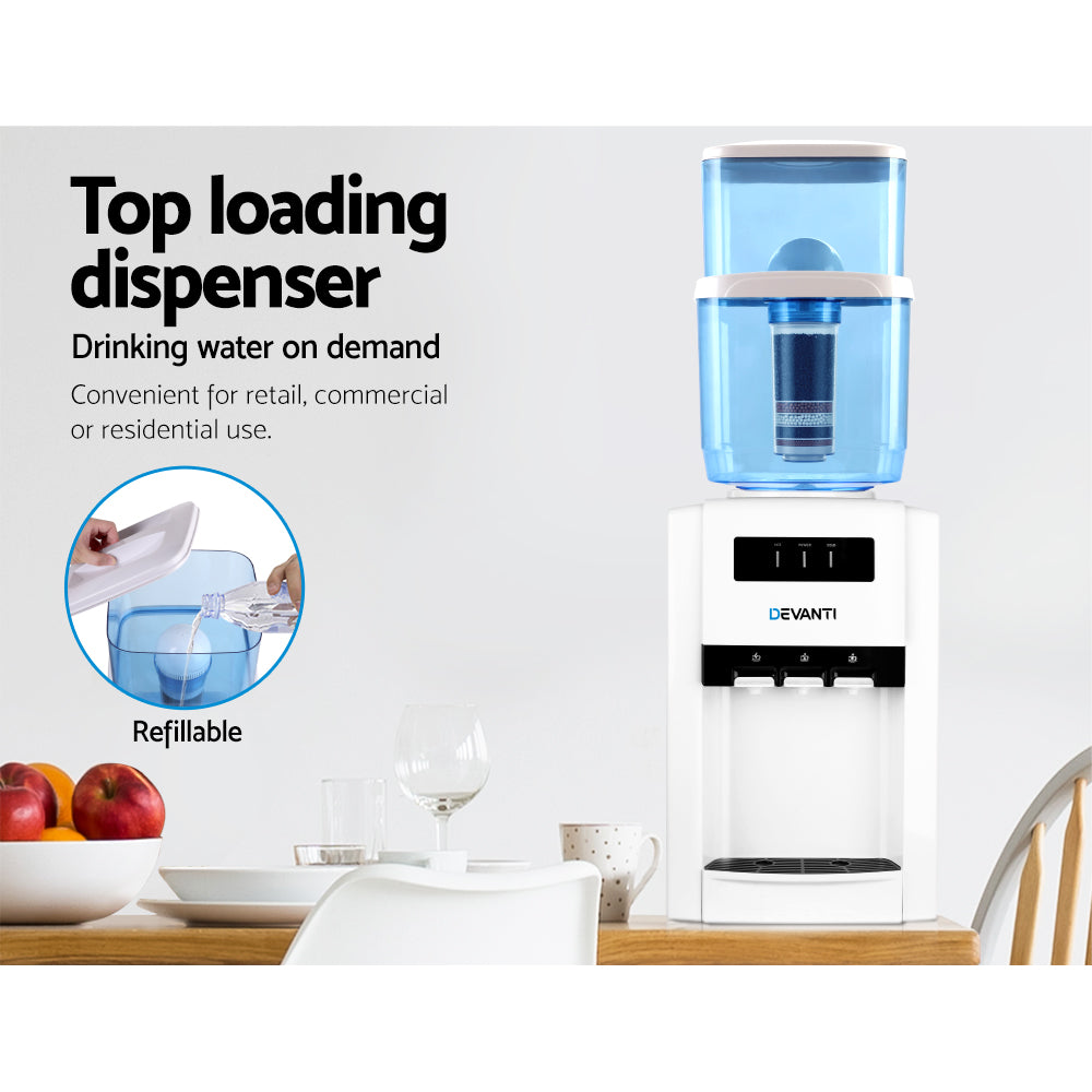 Devanti Water Cooler Dispenser Bench Top 22L 5
