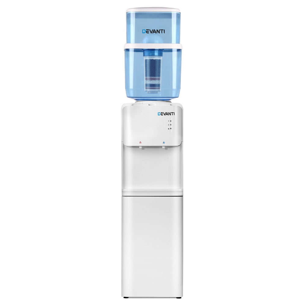 Devanti Water Cooler Dispenser Stand 22L Bottle White 3