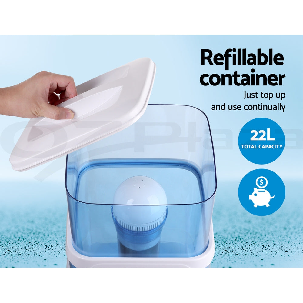 Devanti Water Cooler Dispenser 22L Filter Bottle 4