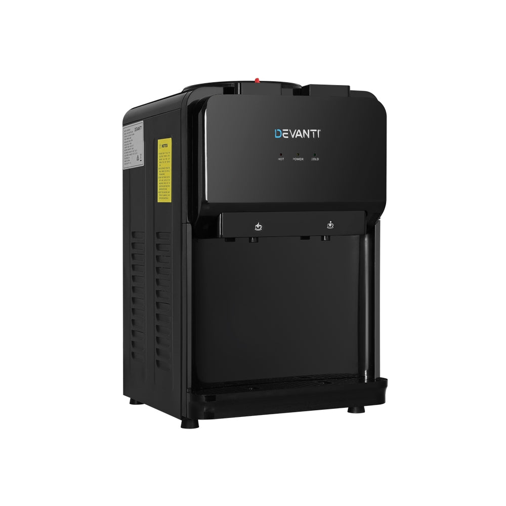 Devanti Water Cooler Dispenser Bench Top Black 3