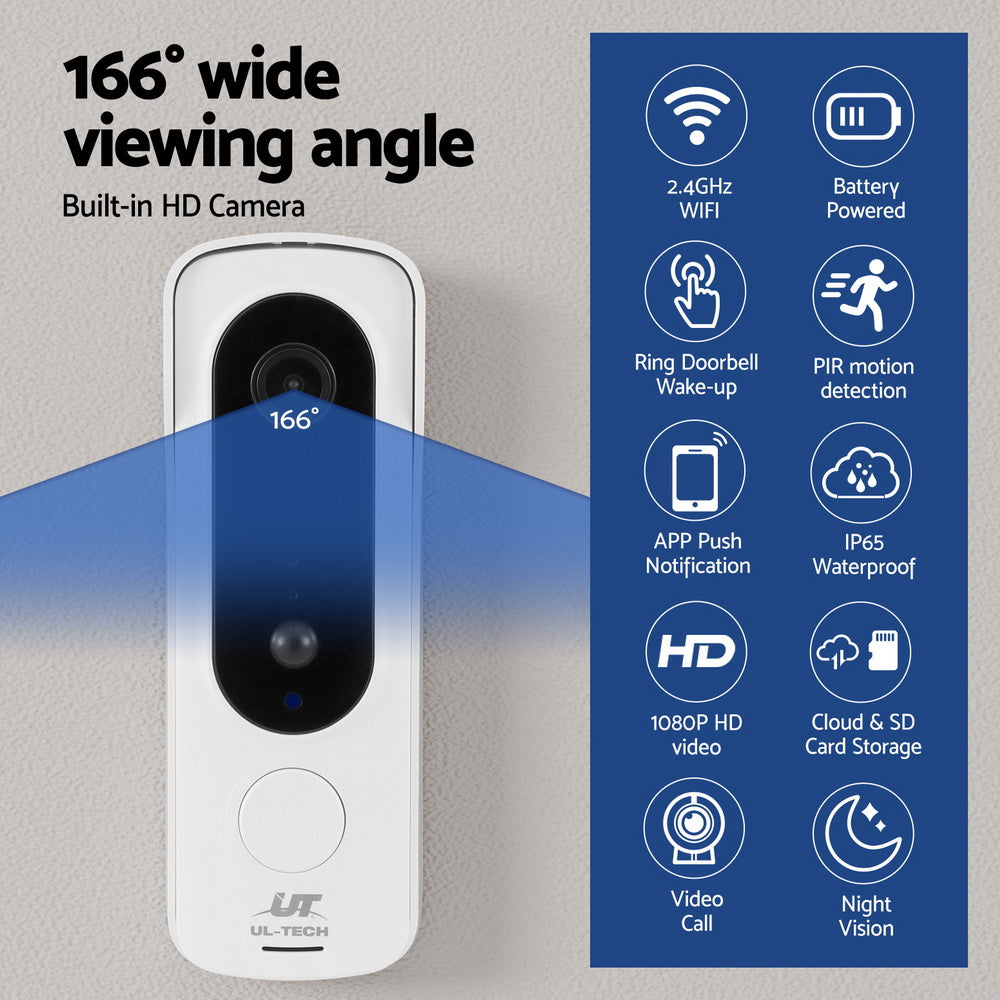 UL-tech Wireless Doorbell Security Camera 3