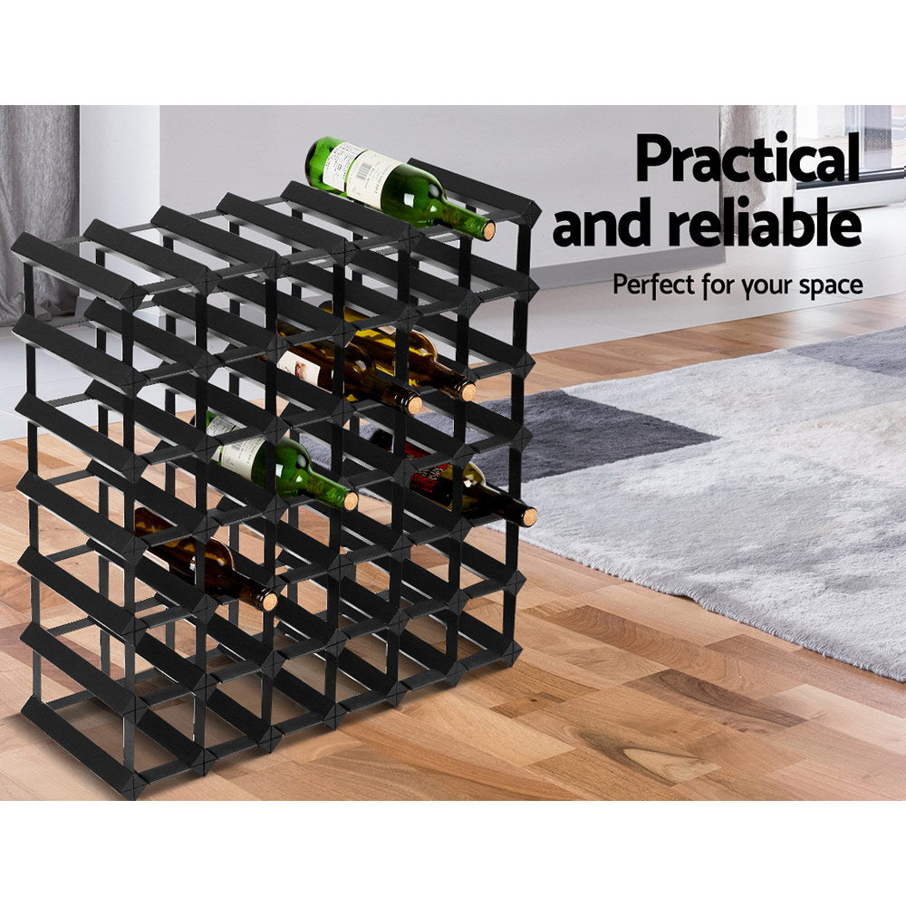 Artiss Wine Rack 42 Bottle Black 3