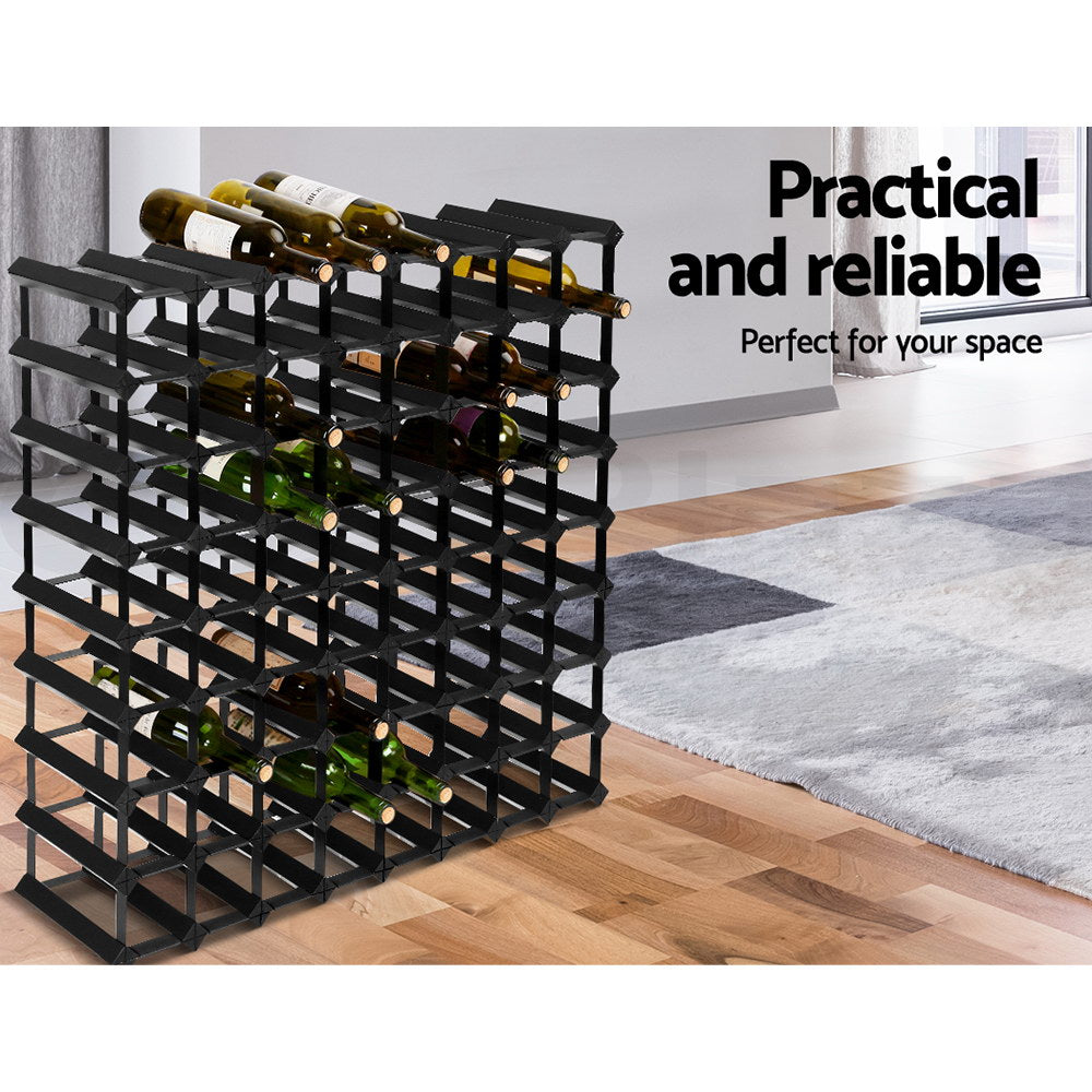 Artiss Wine Rack 72 Bottle Black 3
