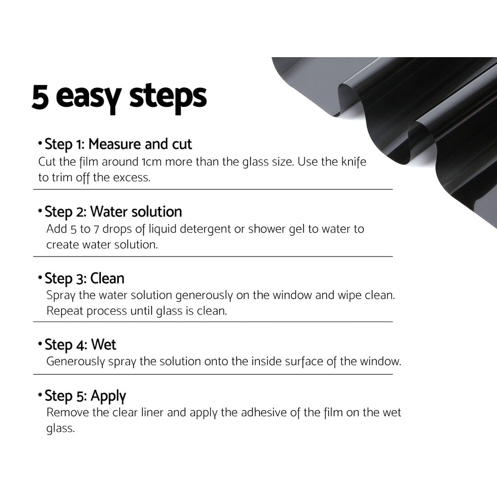 Giantz 35% 30M Window Tinting Kit 5