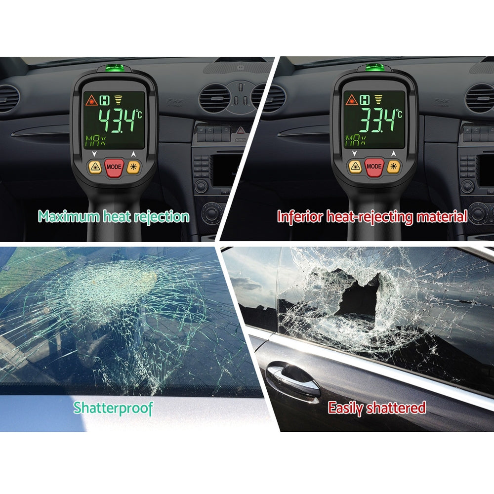 Giantz Window Tint Film Black Commercial Car Auto House Glass 76cm X 7m VLT 35% 5