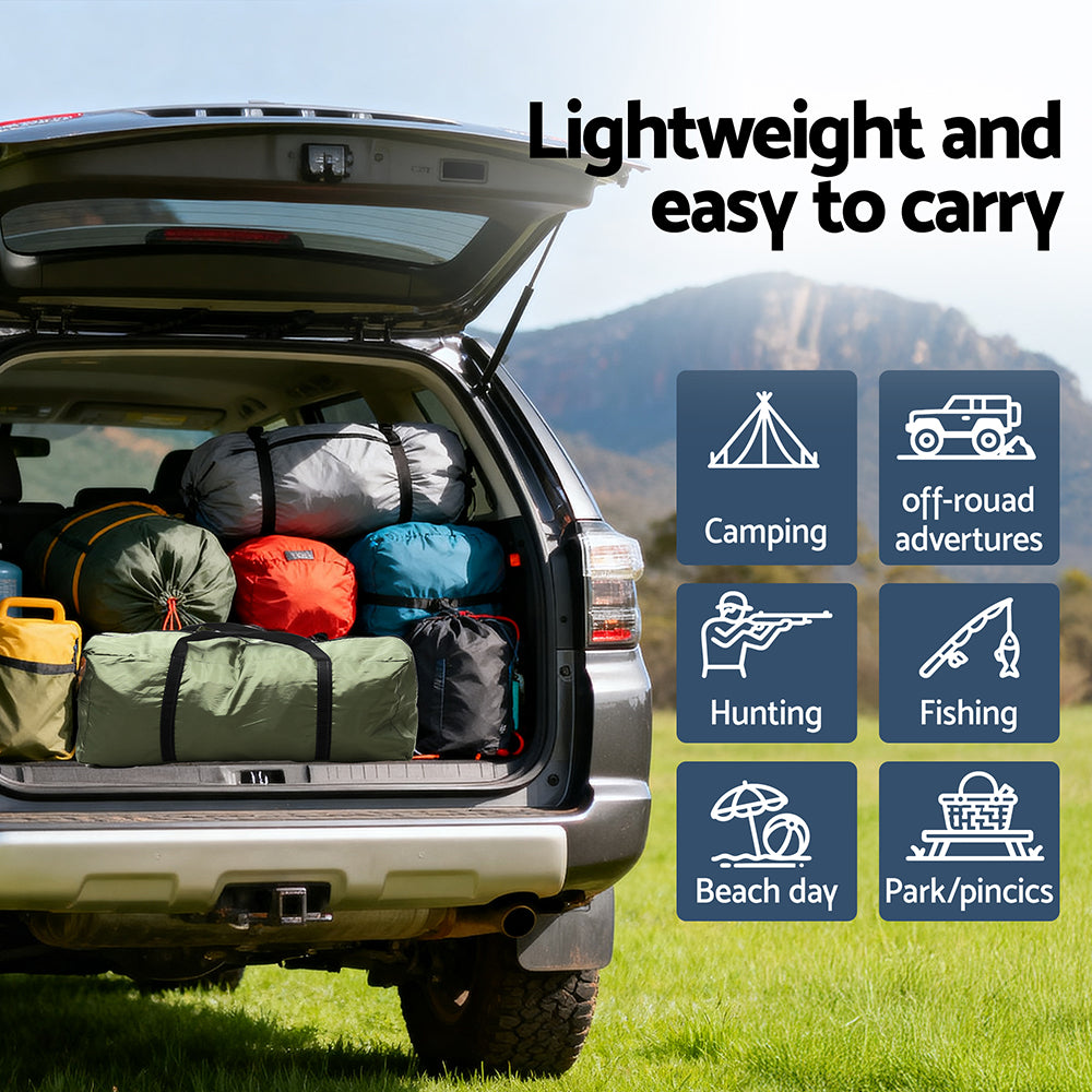 Weisshorn Camping Tent Car SUV Rear Hatchback Tents Canopy Portable Outdoor Family green 8