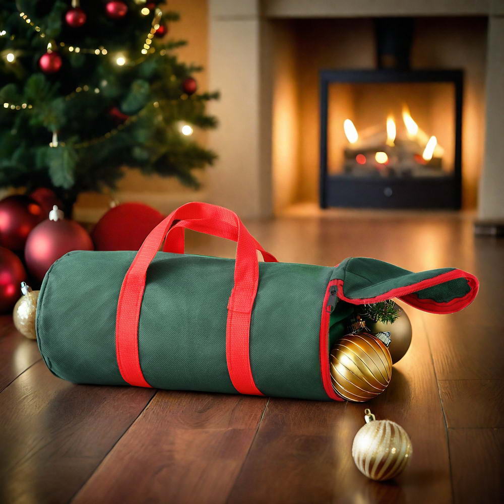 Jingle Jollys Christmas Baubles Storage Bag Xmas Ornaments Bag Container Green 7