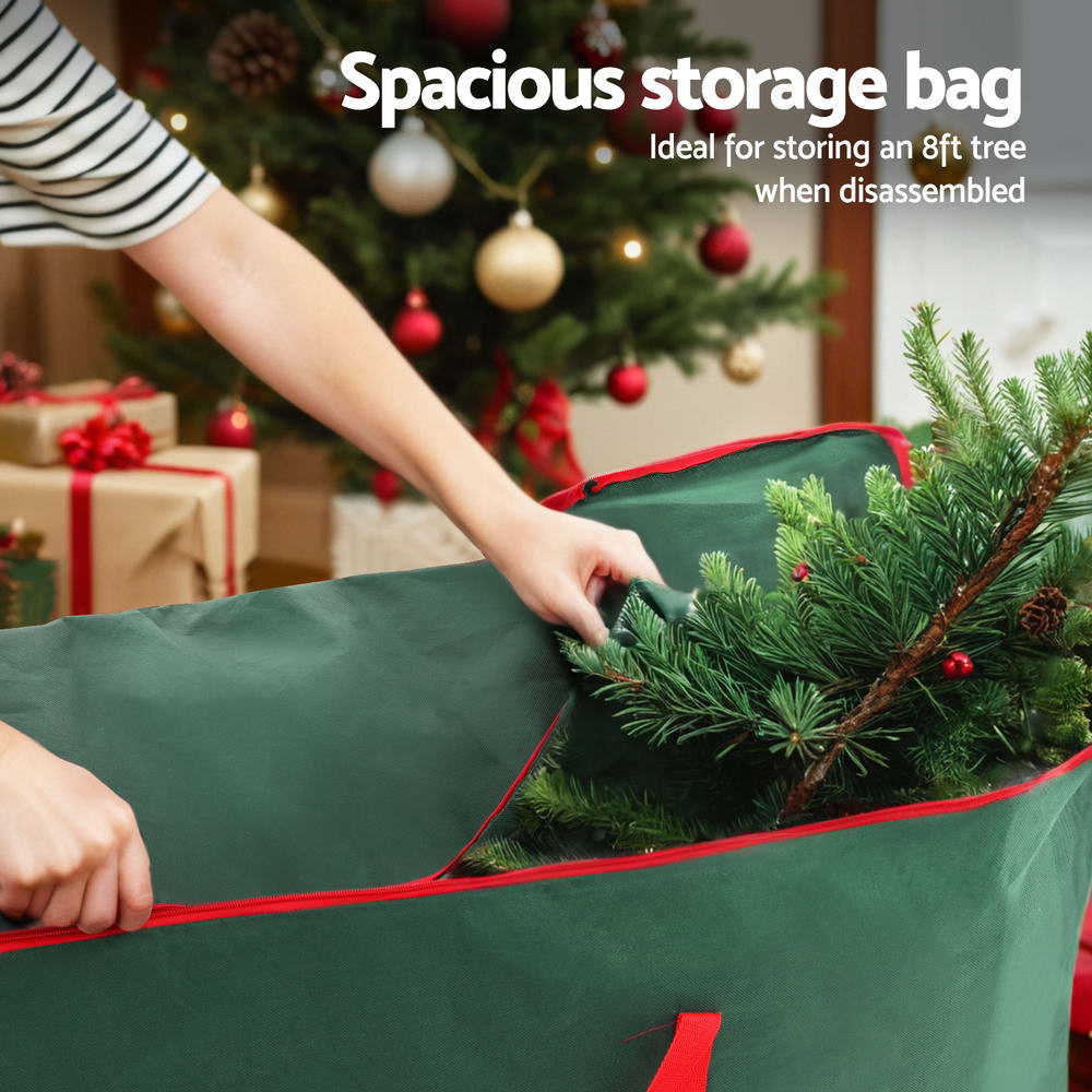 Jingle Jollys Christmas Tree Storage Bag Fits Up to 8ft Tree Xmas Bag Green 5