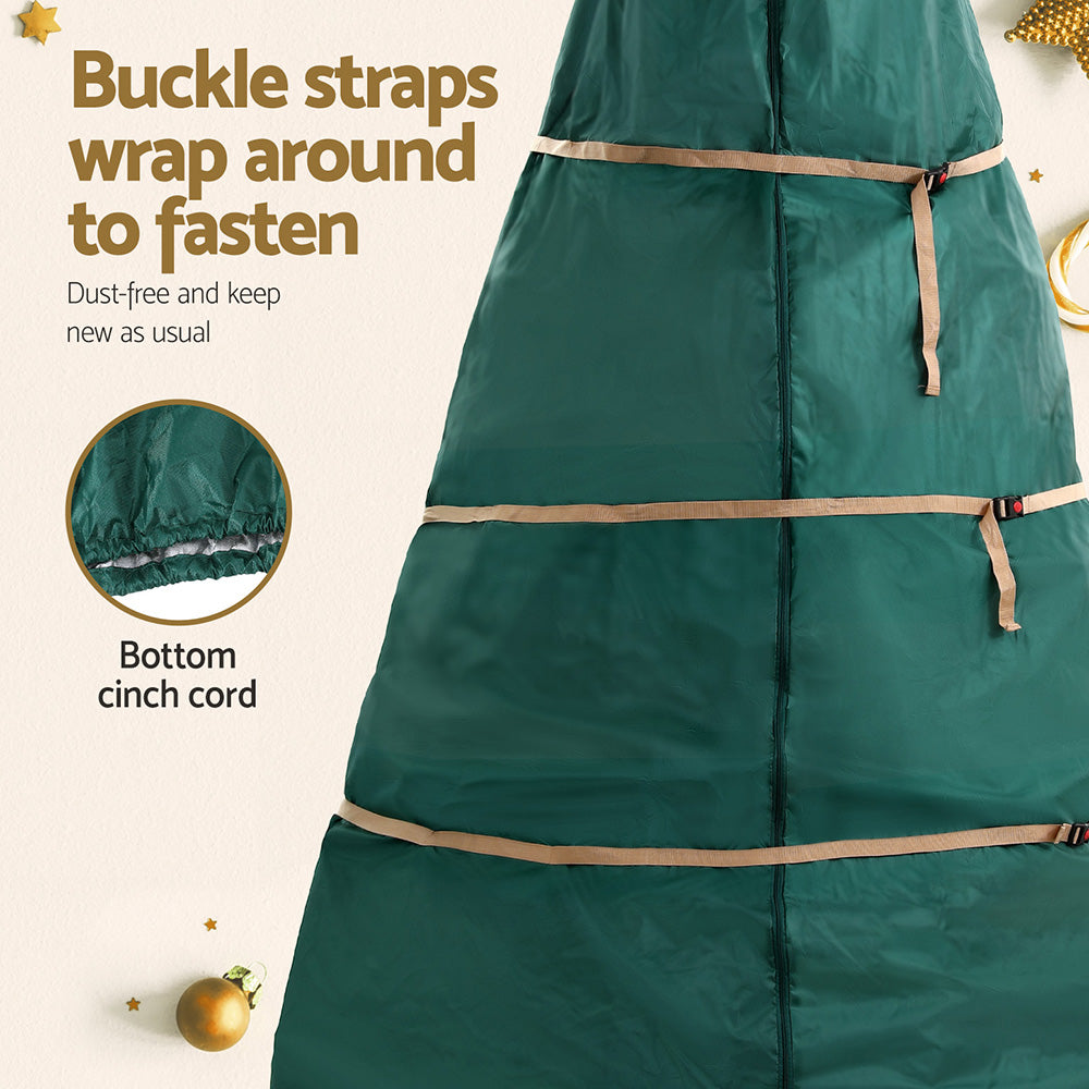 Jingle Jollys Christmas Tree Storage Bag Fits Up to 9ft Tree Xmas Bag Green 6