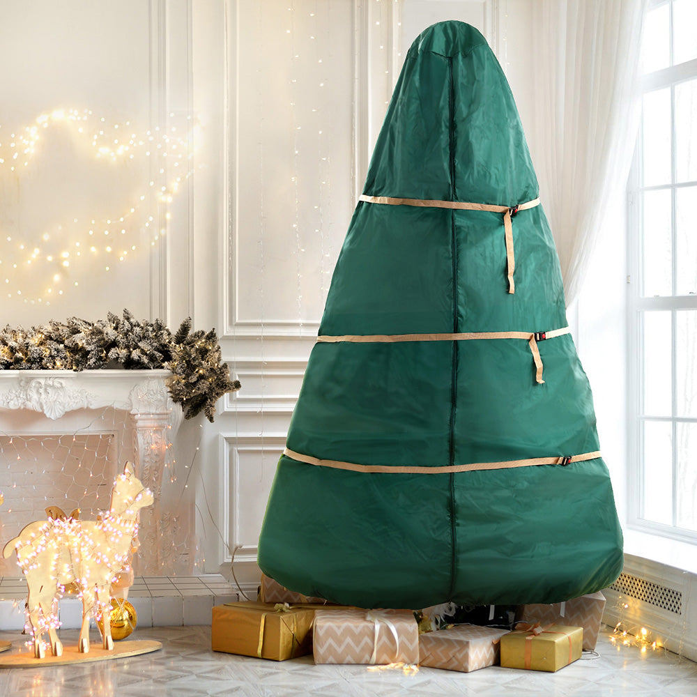 Jingle Jollys Christmas Tree Storage Bag Fits Up to 9ft Tree Xmas Bag Green 7