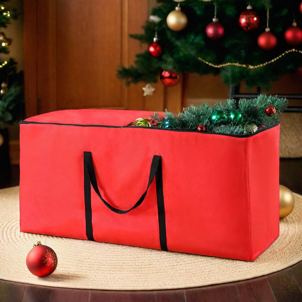 Jingle Jollys Christmas Tree Storage Bag Fits Up to 8ft Tree Xmas Bag Red 7