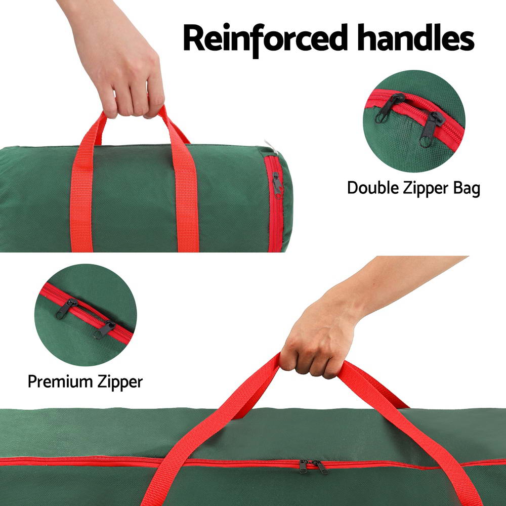 Jingle Jollys Christmas Tree Baubles Storage Bag Set Ornaments Container Box 6