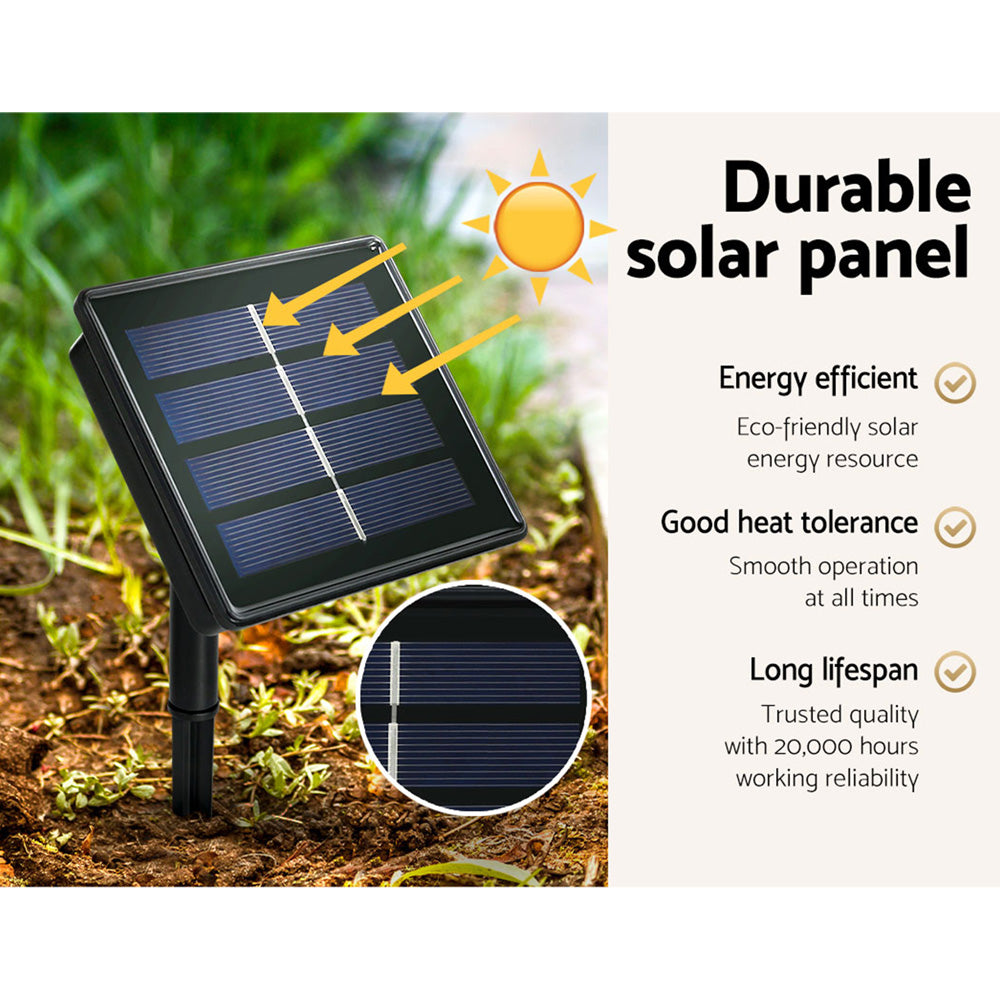 2.1M Christmas Tree 600 LED Solar Jingle Jollys 4