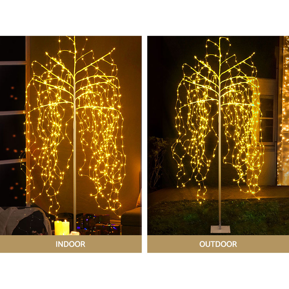 2.1M Christmas Tree 600 LED Solar Jingle Jollys 6