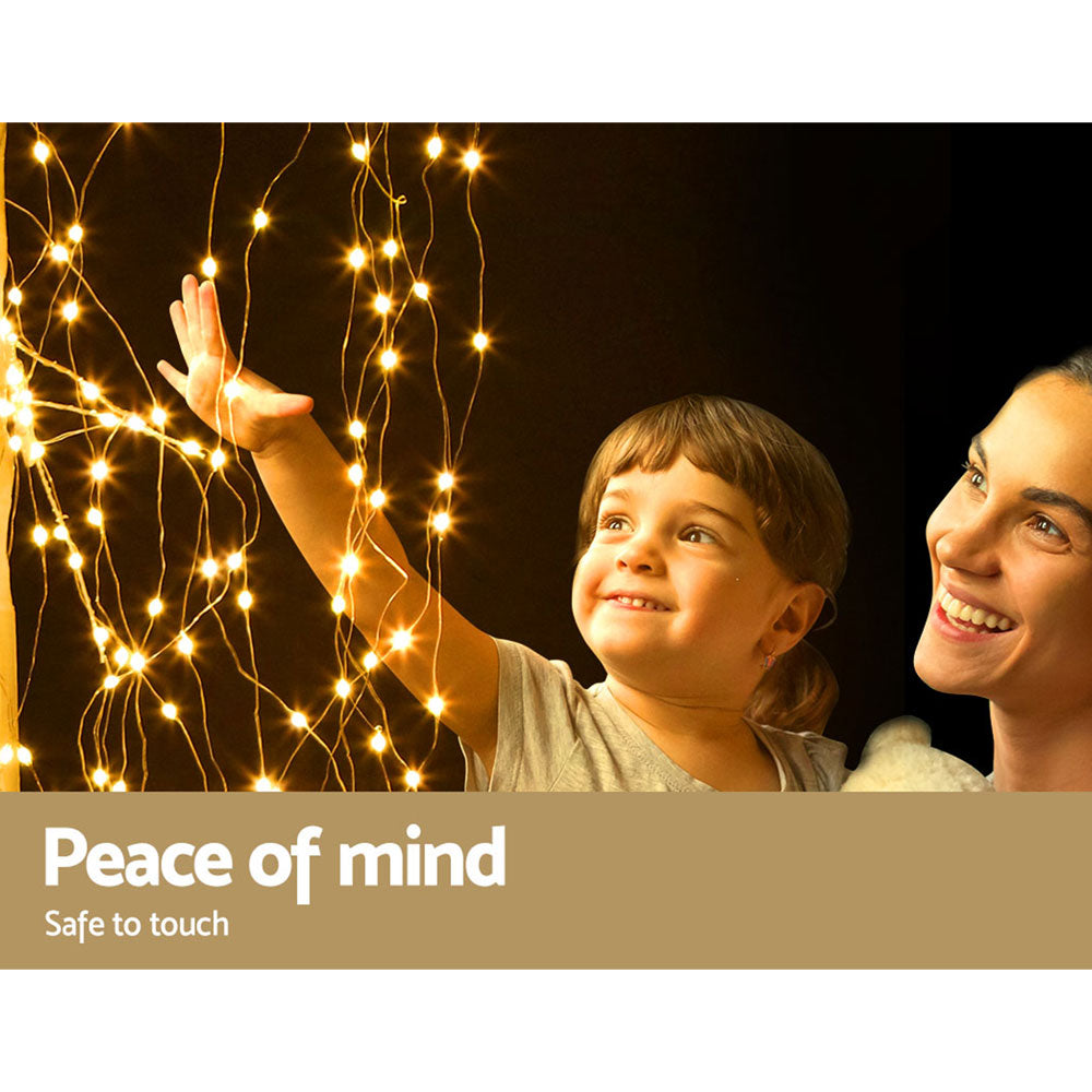 2.1M Christmas Tree 600 LED Solar Jingle Jollys 7