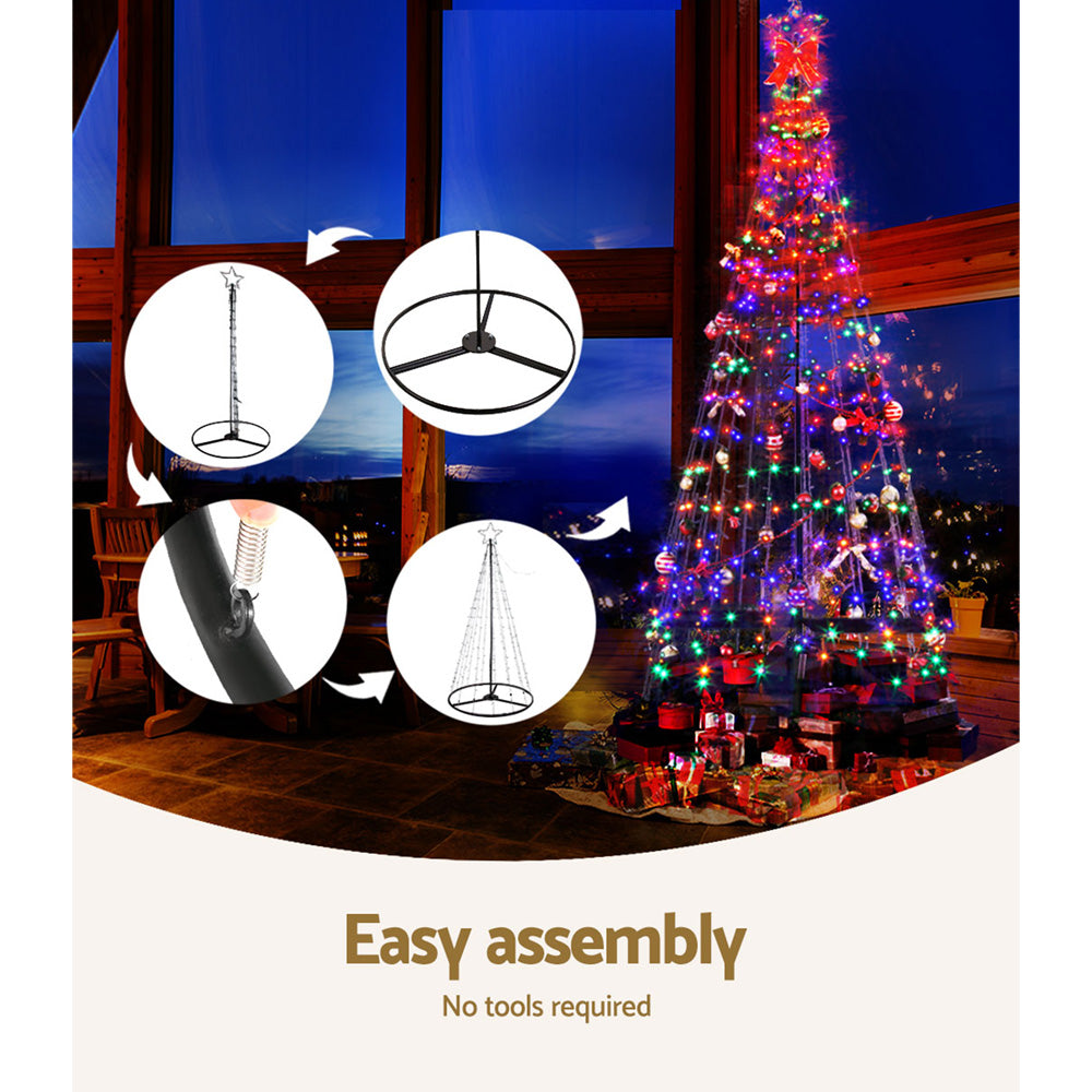 3.6M Christmas Tree 400 LED Solar Jingle Jollys 7