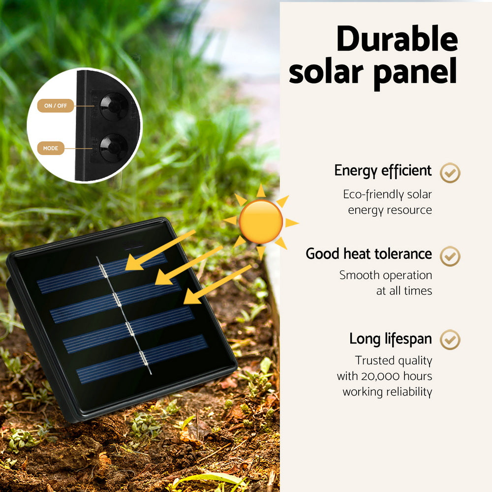 Jingle Jollys Solar Christmas Tree 2.1m 320 LED Net Lights Xmas Trees Decoration 6