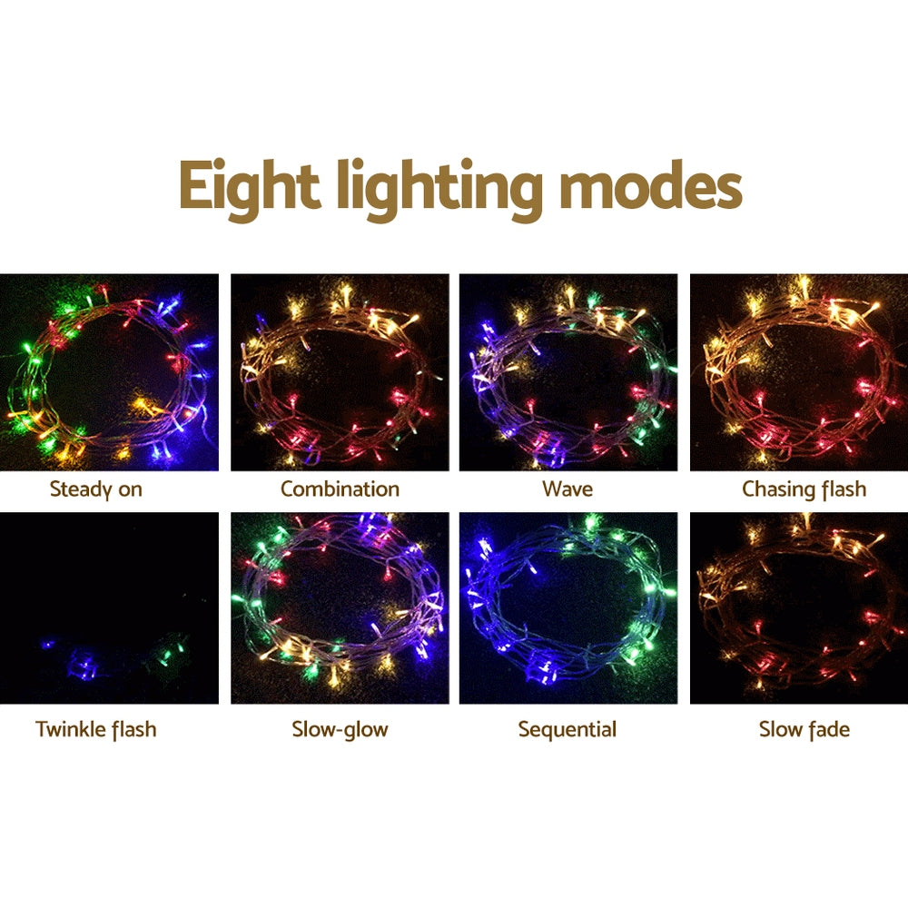 20M Christmas Lights Icicle Light 800 LED Multi-coloured Jingle Jollys 4